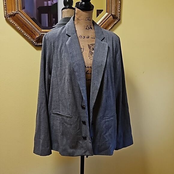 Torrid micro Black & White check Blazer Jacket size 2 - Picture 1 of 13